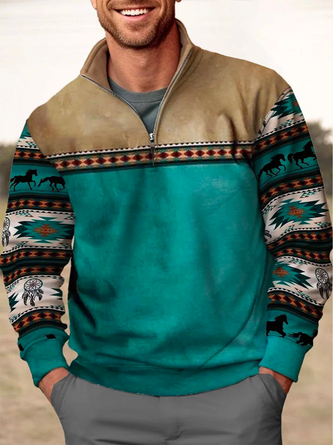 Western Ethnic Vintage Sweatshirt
