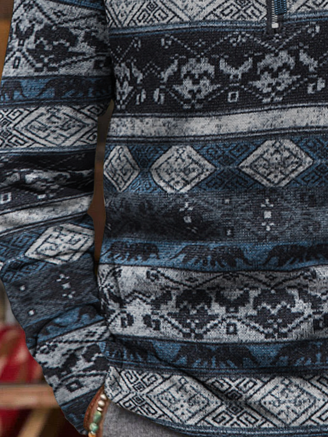Aztec Vintage Geometric Sweatshirt