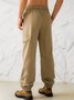 Men's Pockets Based Leisure Trousers