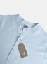 Plain Color Casual Long Sleeve Shirt