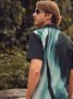 Mens Rock Wave Print Casual Breathable Short Sleeve Hawaiian Shirt