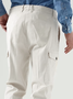 Cotton and linen style American leisure comfortable trousers of tooling
