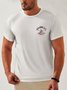 Wing Crew Neck Casual T-Shirt
