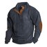 Contrast Color Splicing Outdoor Stand Collar Long-Sleeved Sweatshirt