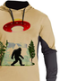 Believe in Bigfoot Hooded Long Sleeve T-Shirt